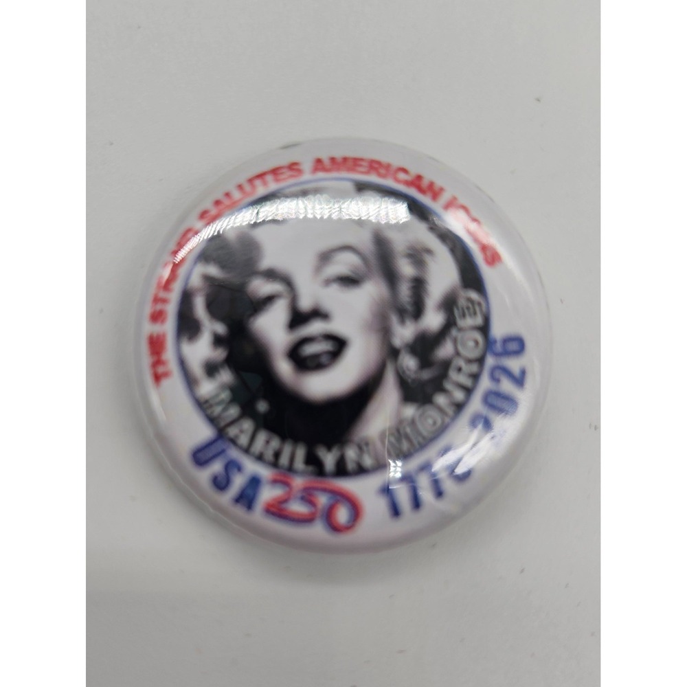 Marilyn Monroe USA 250 Anniversary Pin The Strand Salutes American Icons 1776-26